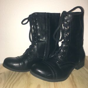 Black Combat Boots